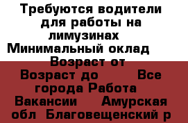 Требуются водители для работы на лимузинах. › Минимальный оклад ­ 40 000 › Возраст от ­ 28 › Возраст до ­ 50 - Все города Работа » Вакансии   . Амурская обл.,Благовещенский р-н